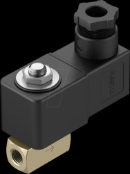 1491827 Solenoid valve, 2/2, for gases/liquids, 24 V DC, G1/8