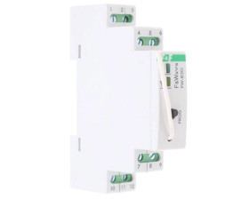 Radiowy podwójny przekaźnik bistabilny - montaż DIN 85-265V AC/DC multifunkcyjny FiWave FW-R2D-P