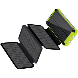 Realpower 439608 Solar Power Bank 20000Mah Green Portable Chargers