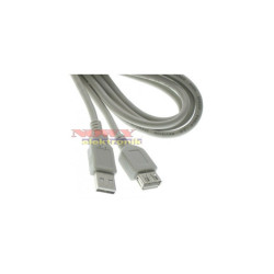 Kabel USB 2.0 Wt.A/gn.A 3m Przedłużka USB