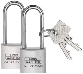 Kłódka Burg Wächter 36141 20.90 mm Samozatrzaskowa z zamkiem kluczykowym
