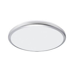 Lampa plafon hermetyczny SMD LED PLANAR 24W SILVER 03840