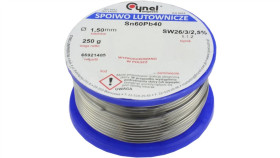Cynel Unipress Cyna 1,50Mm 250G Sn60pb40 Sw26/3/2.5 Spoiwo Lutownicze...