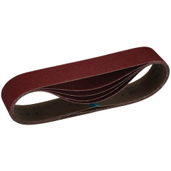 Draper 09215 Cloth Sanding Belt, 50 x 686mm, 80 Grit (Pack of 5)