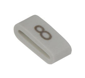 Oznaczniki kabli Wsuwany HellermannTyton zakres 1.8 → 6.3mm ilość 100