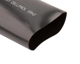 Rura termokurczliwa pogrubiana z klejem, czarna, SRH2 75-22 1000mm, 127427