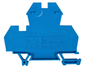 Złączka szynowa 2-piętrowa 4mm2 niebieska EURO 43550BL /50szt./