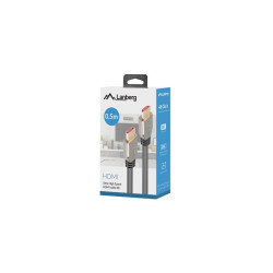 Kabel HDMI V2.1 0.5M 8K 60HZ czarny box Lanberg