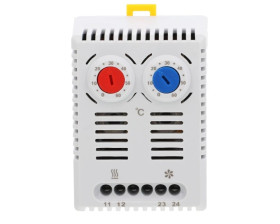 Termostat NT 0-60stC 24-230V podwójny zam/otw regulowany CL-TMOZ-71-F