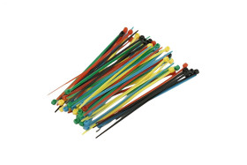 Nylon Cable Tie Set - Five Colors (50PCS)