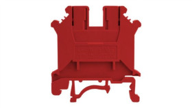 Złączka Szynowa Przelotowa Czerwona Śrubowa 4Mm2 1P Vde Ul 7334