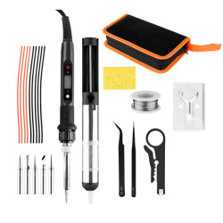 Lutownica precyzyjna 80W zestaw 16 elementów - Neo Tools 19-161