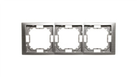 Simon Basic Neos Ramka Potrójna Tytanowy Bmrc3/052