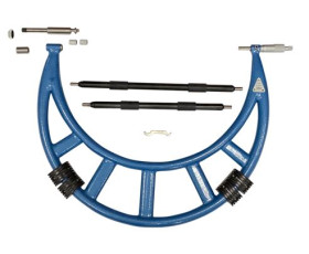 Mikrometr, typ: Wymienne, dokł. ±0,0011 mm, rozdz. 0,01 mm, zakres: 300mm →400mm, Jednostki metryczne