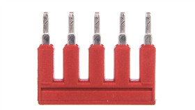 Mostek Grzebieniowy 5-Torowy Czerwony 2002-405/000-005 Topjobs