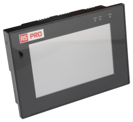 Panel HMI 153 x 105 x 40,5 mm RS PRO rozdzielczość: 800 X 480pikseli TFT IP65 1 x RS-232, 1 x RS485, 1 x hosta USB, 1 x