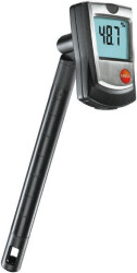 Higrometr 605-H1 Higrometr cyfrowy Testo 50 °C zakres temperatury 50 °C zakres wilgotności 95 %RH 0560 6053 dokładność