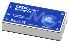 Przetwornica DC-DC, 20W, Uwe 9 → 36 V DC, Uwy ±5V dc, Iwy 2A, Cosel