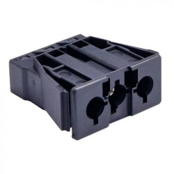 Złączka wtykowa elektryczna panelowa BCS-3/EH-N (żeńska 3-polowa czarna)