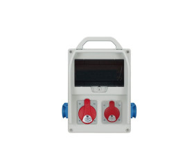 Rozdzielnica budowlana RB 9M gniazda 1x32A/5 1x16A/5 2x250V IP44 R-BOX300 B.18.300-7 PAWBOL