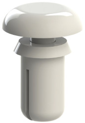 Nit średnica 2.6mm Nylon Zatrzaskowy średnica otworu 2.8mm długość 4.5mm