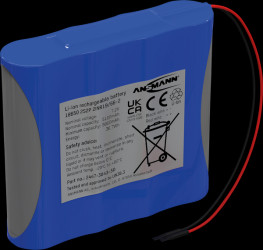 2447-3043-50 Lithium-ion rechargeable battery pack, 7.2 V, 5100 mAh, 2S2P