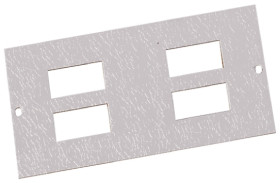 Moduł danych skrzynki podłogowej, 4 przedziały , 75 mm