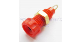 S14 4mm red panel socket - Cliff