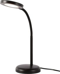 Lampka biurkowa czarna LED 6W 500lm 2700K - biała ciepła
