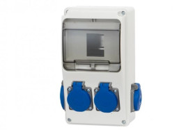 Rozdzielnica LAGO 6M - gniazda 4x230V /6 modułów/