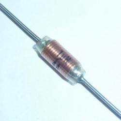 Dławik osiowy 1uH 4A L=12mm śr=4.5mm