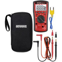 Benning 044693 MM 2-3 Multimeter, Digital, CAT IV 300V, 6000 Counts Display