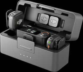 Wireless microphone, Mic 3 (2 TX, 1 RX, charging case)