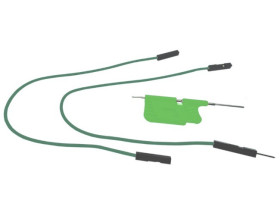 CHWYTAK POMIAROWY PRECYZYJNY 55mm ZIELONY + KABLE