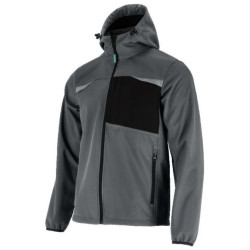 Kurtka softshell męska ROCK szary 4XL STALCO S-51742