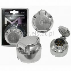 Gniazdo przyczepy samochodowej aluminiowe 7P