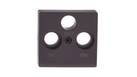 Simon 82 Pokrywa Gniazda Antenowego Rd/Tv/Sat Grafit 82037-38