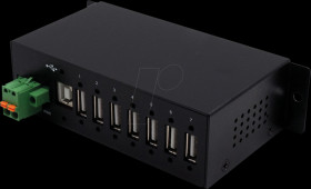 EX-1179HMVS USB 2.0 7-port industrial hub, 7x A, 15-kV ESD
