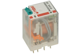 Przekaźnik; elektromagnetyczny przemysłowy; R4N-2014-23-1012-WTLD (A00024); 12V; DC; 4 styki przełączne; 6A; do gniazda; Relpol;