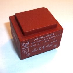 Transformator zalewany 1.5VA 6V UC30S-2-06015