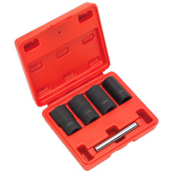 Sealey SX201 Locking Wheel Nut Removal Set 5pc 1/2&quot;Sq Drive