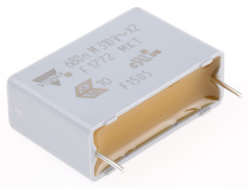 Kondensator foliowy 680nF 310V ac Vishay Poliester rozstaw: 22.5mm THT ±20