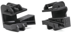 Heavy duty mount, PA, black, (L x W x H) 46.2 x 28.6 x 36.7 mm, 151-00823