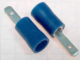 Konektor izolowany 2.8mm/0.8mm męski wsuwka (100szt.)