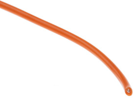 Przewód montażowy 0,2 mm² Pomarańczowy Alpha Wire PVC 24 AWG 300 V dł. 30m 7/0,20 mm +105°C Lista UL