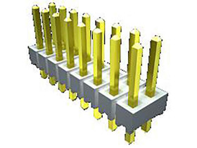 Złącze szpilkowe 2-pinowe raster: 2.54mm -rzędowe Samtec Przewlekany 4.3A 400.0 V , 500.0 V ac, 550.0 V ac