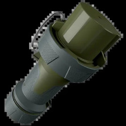 Wtyczka siłowa 5P 125A 24970 Plug PowerTOP Xtra TM wojskowa Mennekes