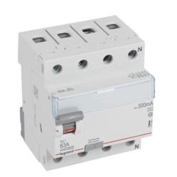 Wyłącznik różnicowoprądowy 4P 63A 0,3A typ A P304 TX3 411786