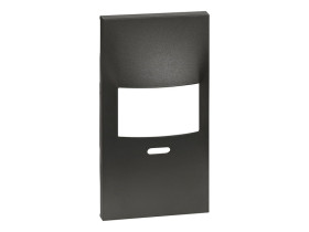 LIVING NOW Plakietka łącznika automatycznego k4430 (z regulacją) - 2 moduły - czarna KG17SL LEGRAND