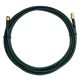 Przedłużacz do anten GSM, 50 Ohm, SMAm/SMAf, kabel LMR195-10m, czarny, AT-GSM-EXT10
